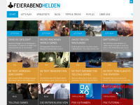 Screenshot des Blogs Testgamer