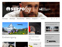 Screenshot des Blogs seppolog – Irrelevanzlieferant