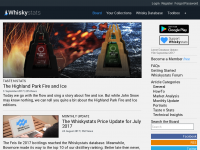 Screenshot des Blogs Whiskystats