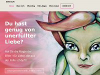Screenshot des Blogs Sei eine Elfe
