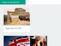 Screenshot des Blogs Finger.in.die.Wunde.