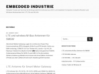Screenshot des Blogs Embedded Industrie – Industrie Computer
