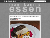 Screenshot des Blogs Man kann’s essen