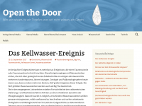 Screenshot des Blogs open-the-door