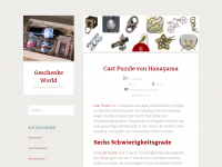 Screenshot des Blogs Geschenke World