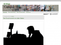 Screenshot des Blogs Campus-Blog