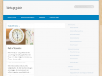 Screenshot des Blogs Vintageguide