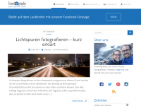 Screenshot des Blogs Travelography.de Reiseblog