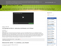 Screenshot des Blogs Live Bundesliga
