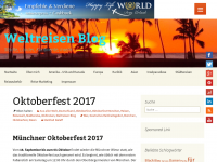Screenshot des Blogs Weltreise Blog 2016