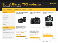 Screenshot des Blogs Sony Alpha Kameras