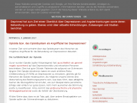 Screenshot des Blogs Deprimed