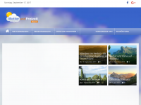 Screenshot des Blogs Wetter und Freizeit