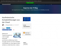 Screenshot des Blogs Experten Der IT – Storage Community Blog