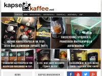 Screenshot des Blogs Kapsel-Kaffee.net
