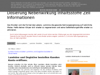 Screenshot des Blogs Laminine Erfahrung und Zellreset Informationen