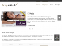 Screenshot des Blogs Dating-Insider.de