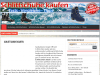Screenshot des Blogs Wissenswertes zum Schlittschuhe kaufen