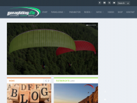 Screenshot des Blogs www.paragliding.de – Gleitschirmblog Fliegernews Szeneinfos