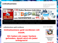 Screenshot des Blogs Onlinebusiness zum Traumpreis