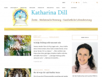 Screenshot des Blogs Katharina Dill – Lebe dein wahres Sein