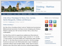 Screenshot des Blogs Düsiblog