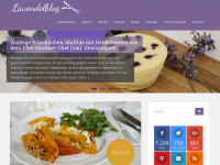 Screenshot des Blogs Lavendelblog