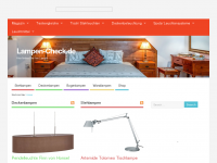 Screenshot des Blogs Lampen Check