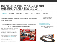Screenshot des Blogs Autorennbahn Test