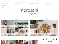 Screenshot des Blogs Noraschi