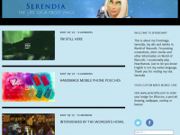 Screenshot des Blogs Serendia’s blog