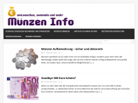 Screenshot des Blogs Kleingeld wechseln