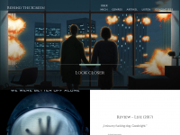 Screenshot des Blogs Behind the Screen