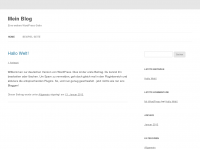 Screenshot des Blogs Mykel Jay