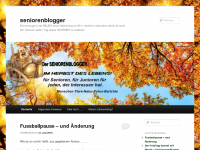 Screenshot des Blogs seniorenblogger