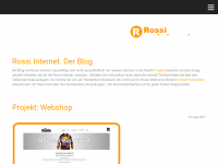 Screenshot des Blogs Rossi Internet.