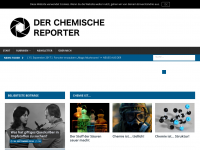 Screenshot des Blogs Der Chemische Reporter