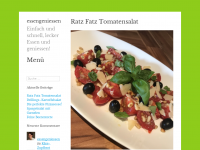 Screenshot des Blogs Essengeniessen