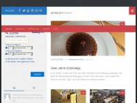 Screenshot des Blogs Unterwegs in Tschechien