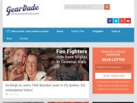 Screenshot des Blogs GearBlog.de