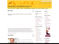 Screenshot des Blogs Yoga, Ayurveda, Meditation – Yoga Vidya Blog