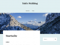 Screenshot des Blogs Tobi’s Weltblog