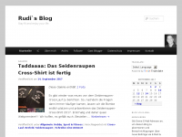 Screenshot des Blogs Rudi`s Blog
