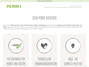 Screenshot des Blogs VENTO | das PERRO-Magazin