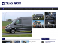 Screenshot des Blogs Truck News
