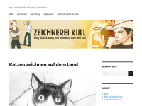 Screenshot des Blogs Zeichnerei Kull