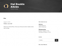 Screenshot des Blogs Aikido Leipziger Südvorstadt | aktuell