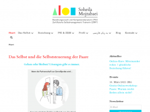 Screenshot des Blogs Spezialistin für ein starkes SELBST