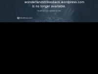 Screenshot des Blogs wonderland strikes back