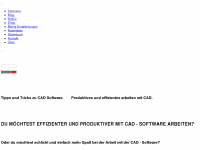 Screenshot des Blogs Cad4me-Blog